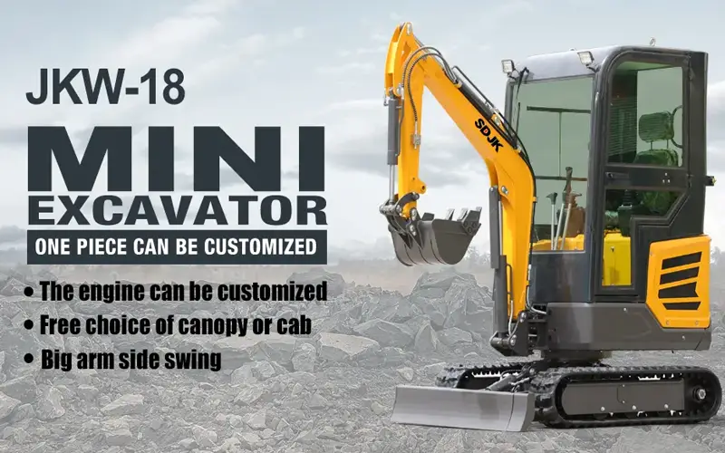 3.5톤 미니 굴삭기 유압 크롤러 굴착기