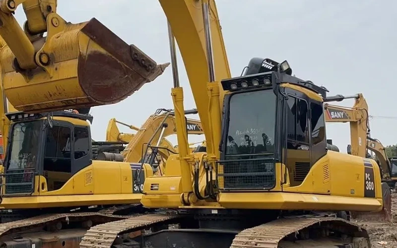 36 ton begagnad Komatsu PC360 bandgrävmaskin