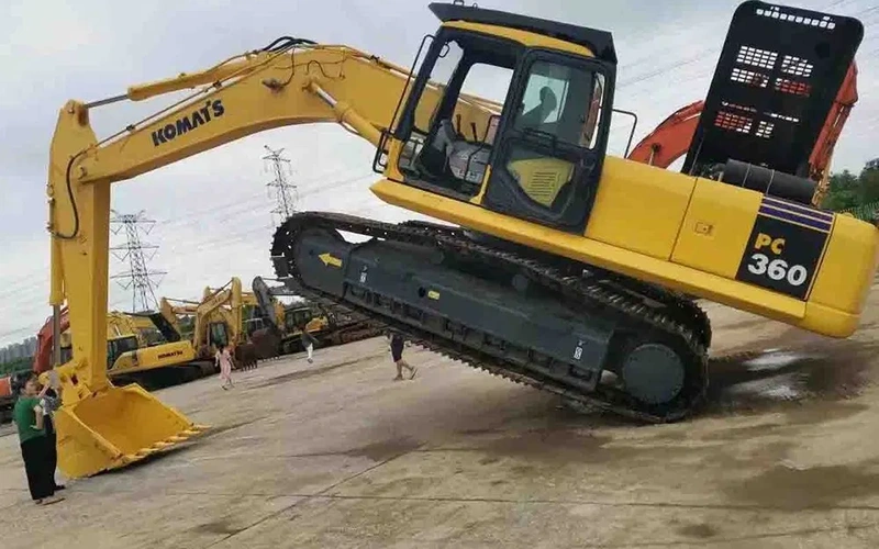 36 ton begagnad Komatsu PC360 bandgrävmaskin