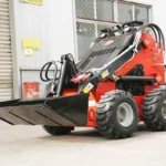 ce rakentaminen mini kuormaaja hydraulinen skid steer kaivinkone banneri 3