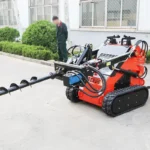 ce rakentaminen mini kuormaaja hydraulinen skid steer kaivinkone banneri 6