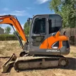 doosan dx60 9c kompakter hydraulikbagger banner 1