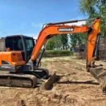 doosan dx60 9c kompakter hydraulikbagger banner 3