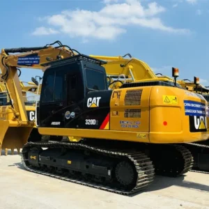 高性能中古猫320D 20トンクローラー掘削機バナー1