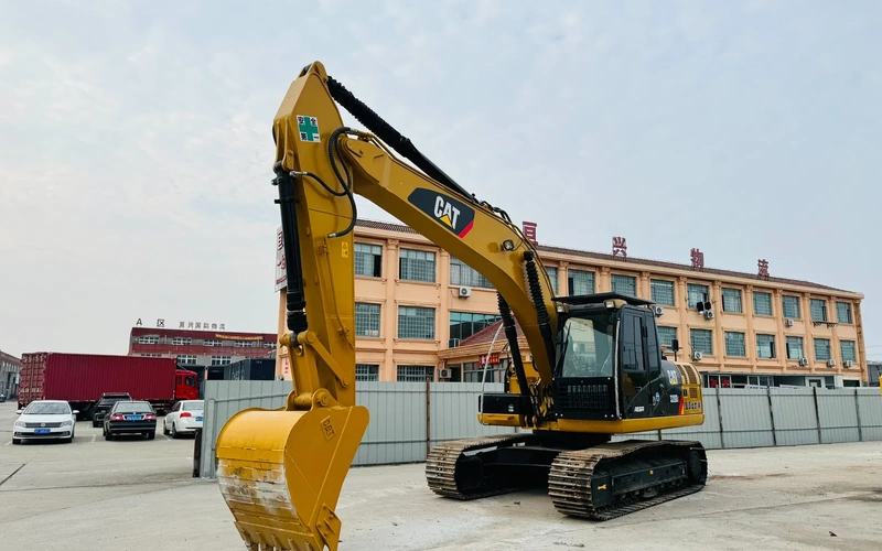 Excavadora de cadenas usada Cat 320D de 20 toneladas y alto rendimiento