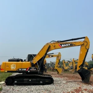 low price sany sy215c 21t used excavator banner 2