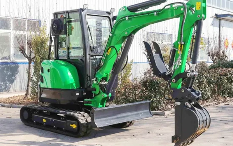 Minigrävare 3,5 ton EPA-motor Hydraulisk grävmaskin med larvfötter