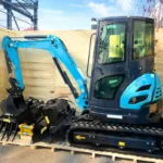 mini excavateur 3,5 tonnes avec moteur japonais bannière 3