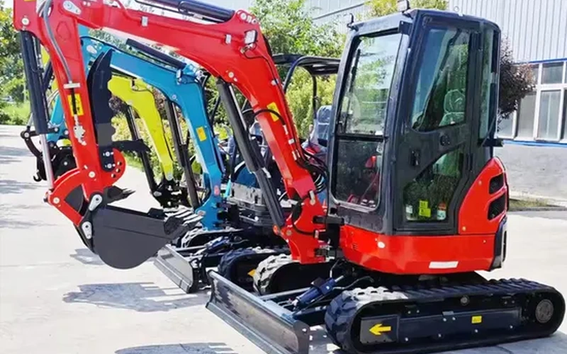 Mini-pelle 3,5 tonnes avec moteur japonais