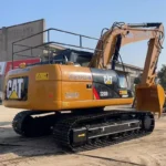 excavateur hydraulique sur chenilles caterpillar 320d 325 336d d'occasion bannière 1