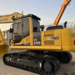 used komatsu pc220 8 hydraulic transmission crawler excavator banner 6