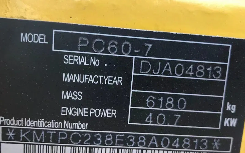 Used Komatsu PC60-7 Excavator in Good Condition