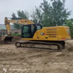 gebruikte originele cat 323 graafmachine banner 1